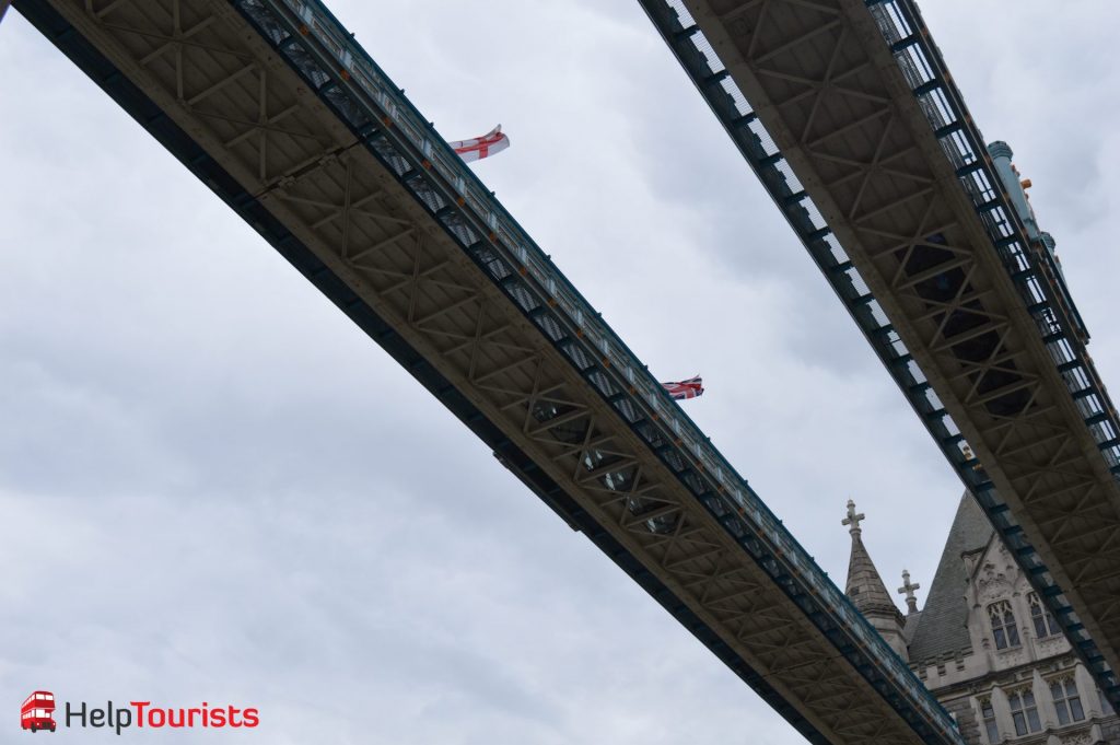 Tower Bridge London Glasboden