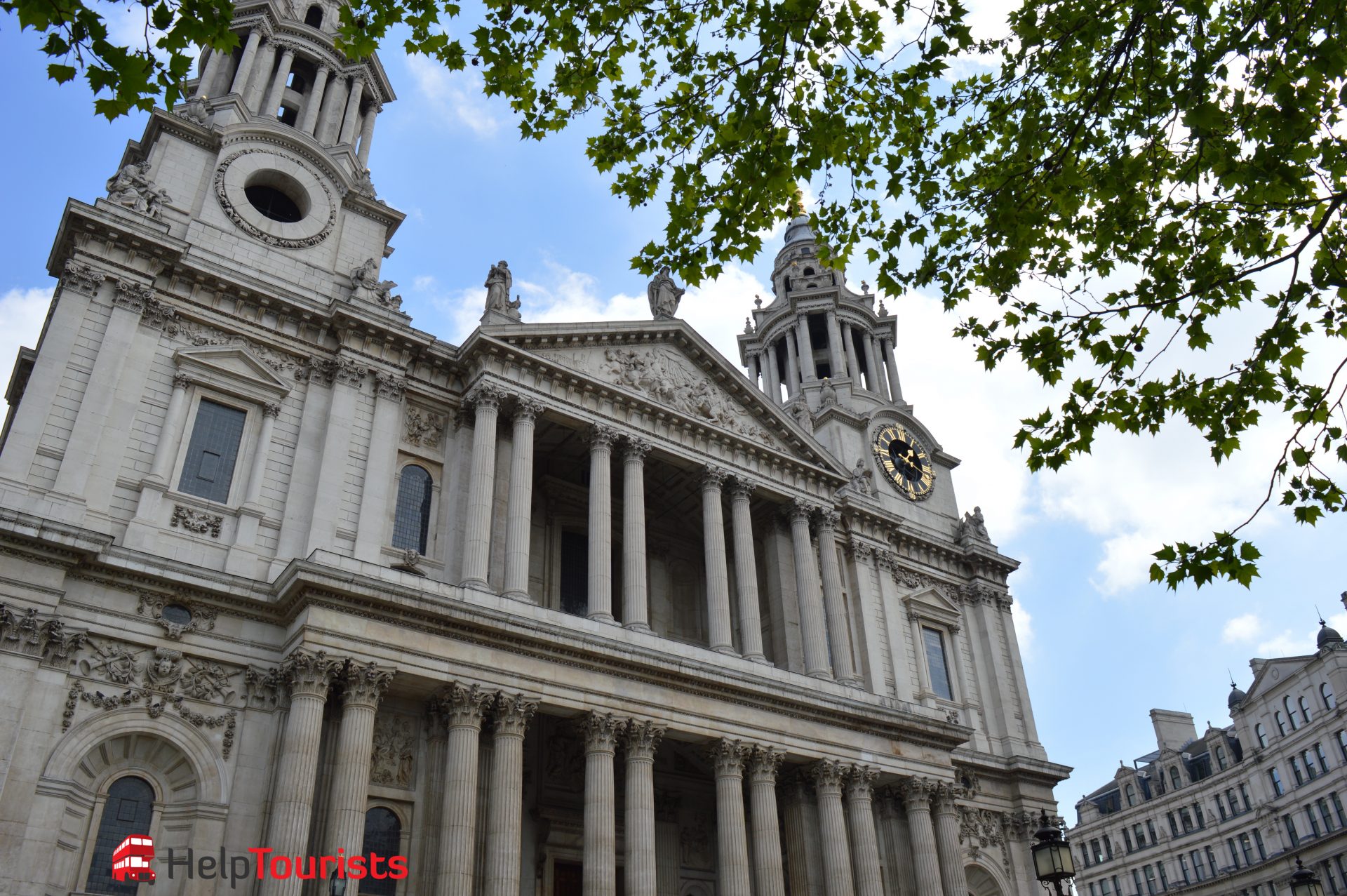 Vorderseite St. Paul's Cathedral London