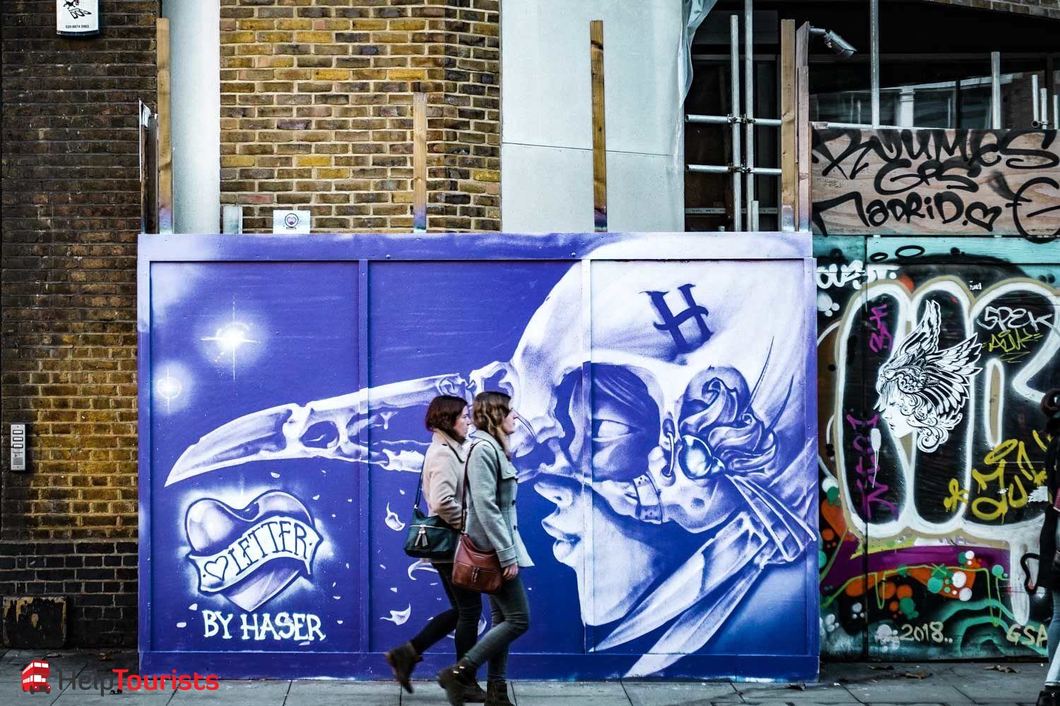 London kostenlos Street Art in Shoreditch